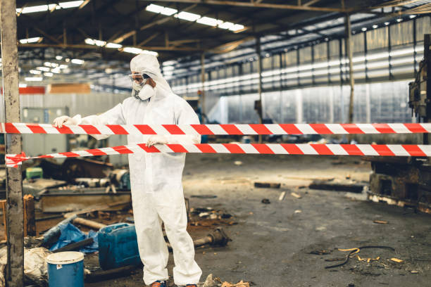 Professional Hoarding Cleanup technician working in Corryton, TN